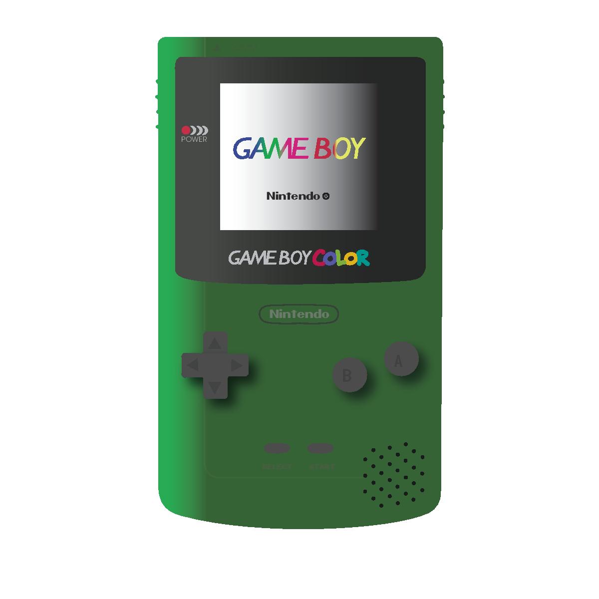 GameBoy Color made with just lines